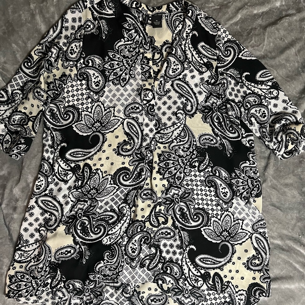 New Directions flowy tunic, size XL